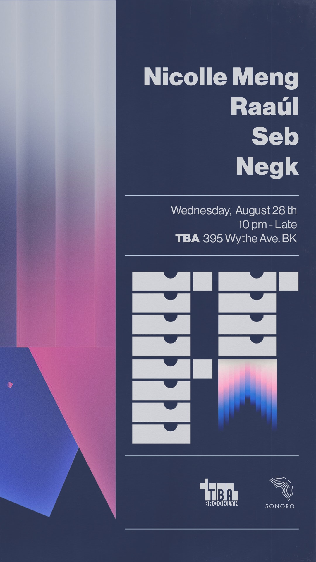 Sonoro: Nicolle Meng, Raaúl, Seb, Negk