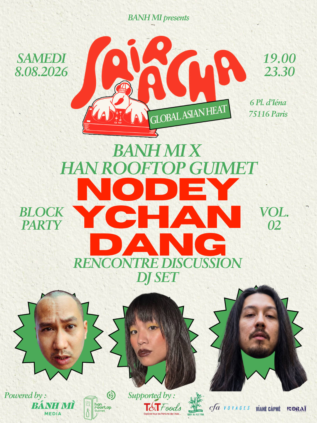 Sriracha Block Party Vol.2 : Han Rooftop Guimet X Banh MI