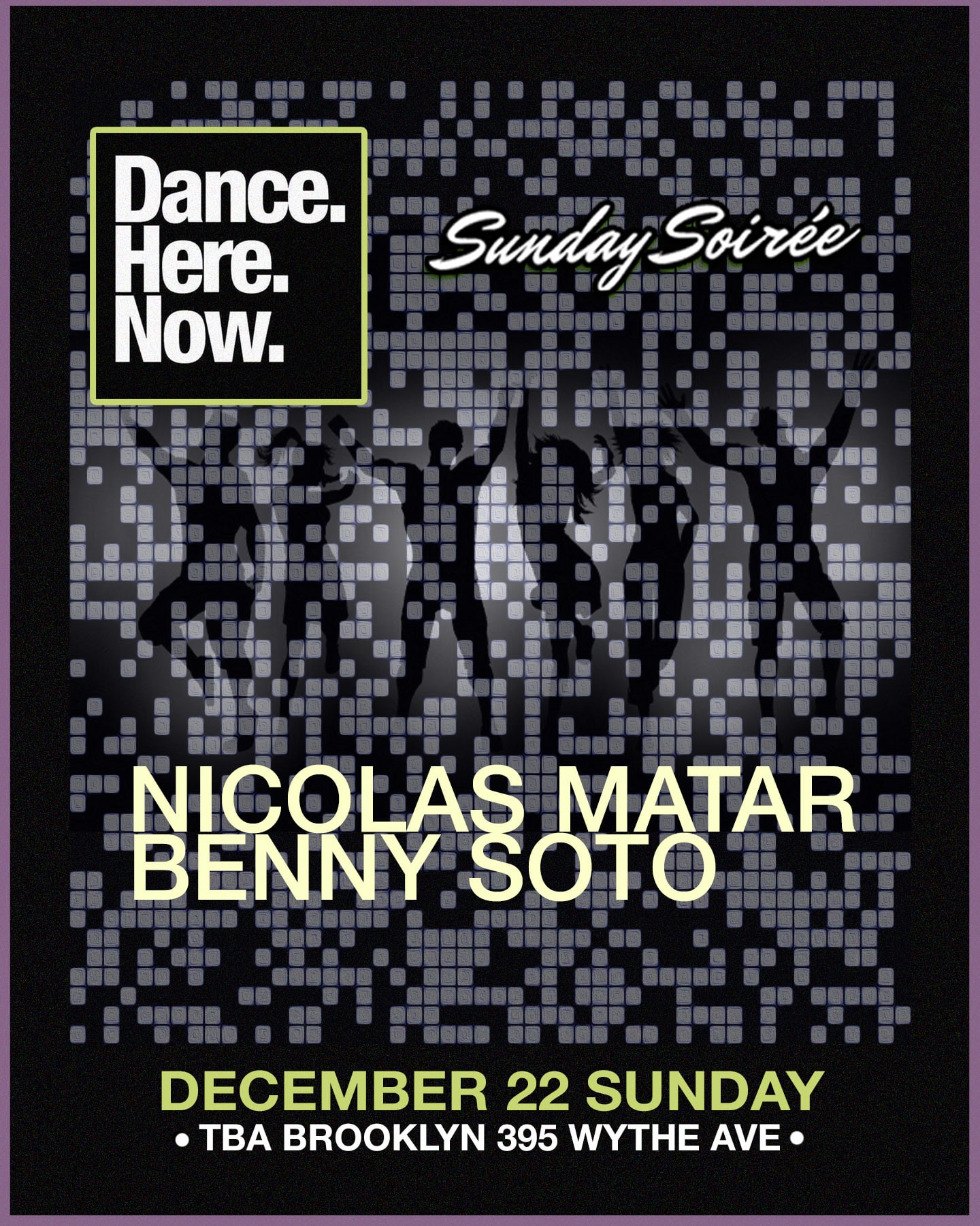 Sunday Soirée X Dance. Here. Now.