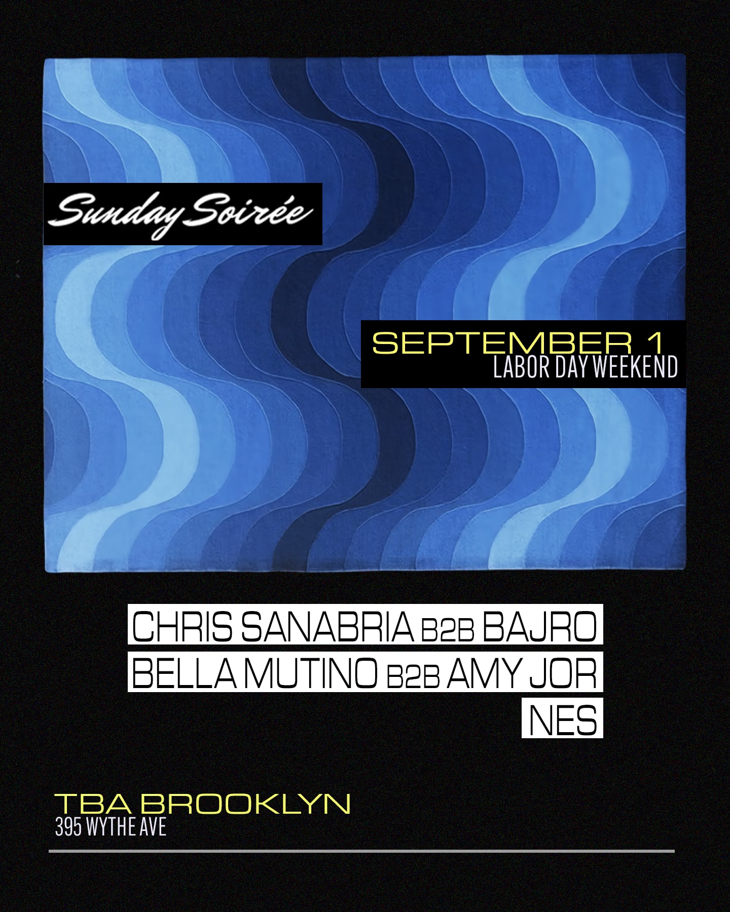 Sunday Soirée: Labor Day Weekend Special