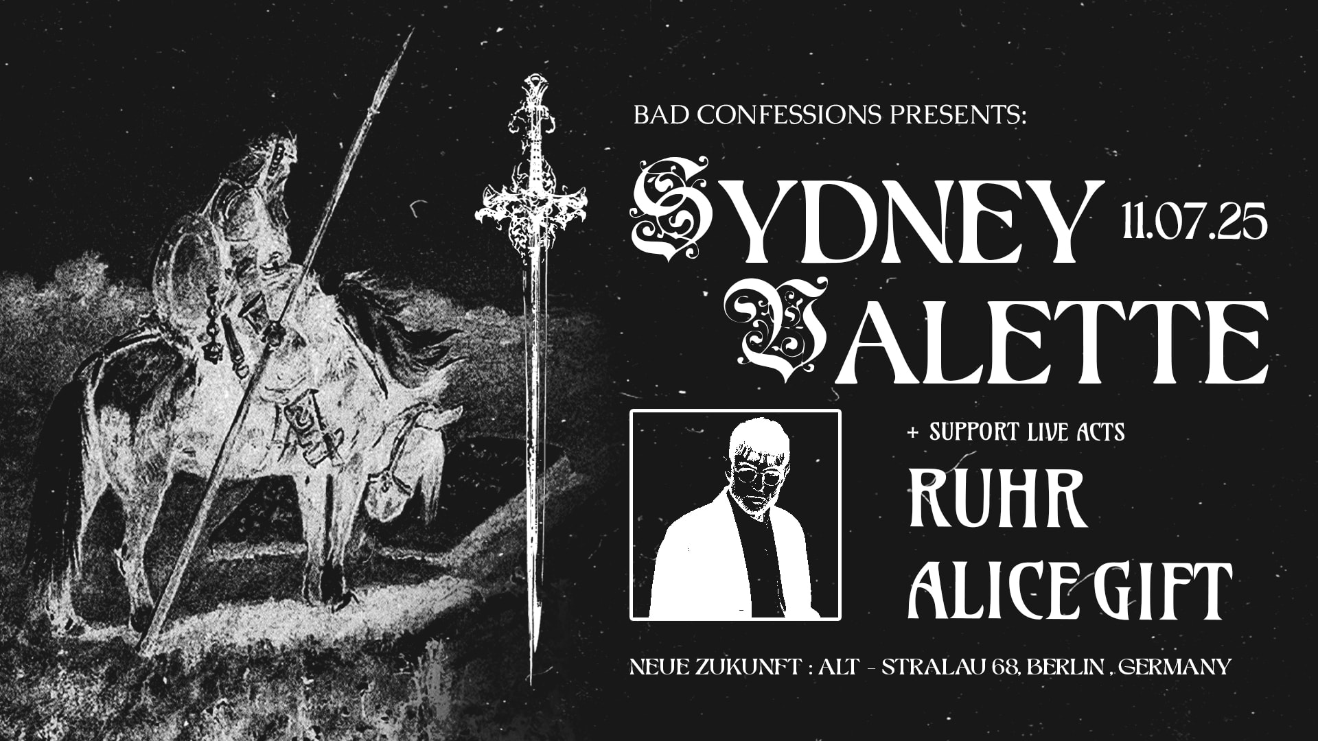 Sydney Valette + Ruhr + Alice Gift  Live At Neue Zukunft