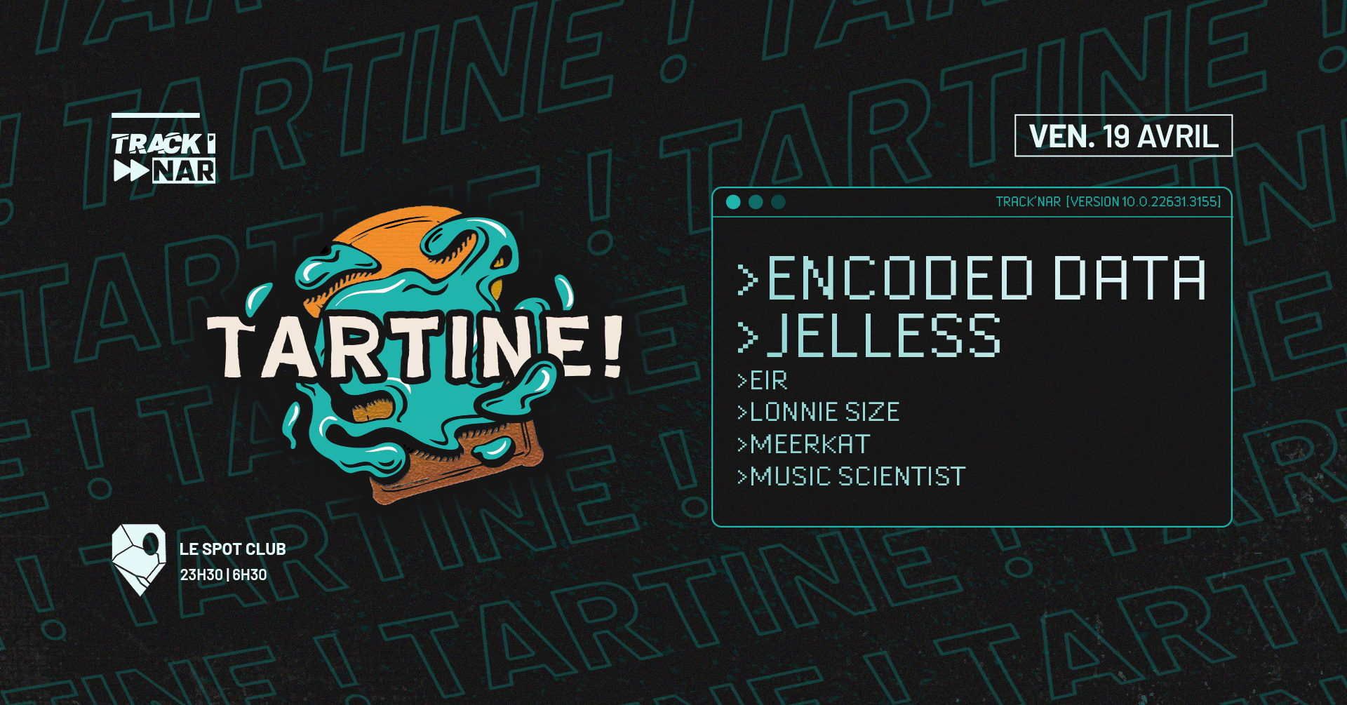 Track'nar Invite: Jelless // Encoded Data