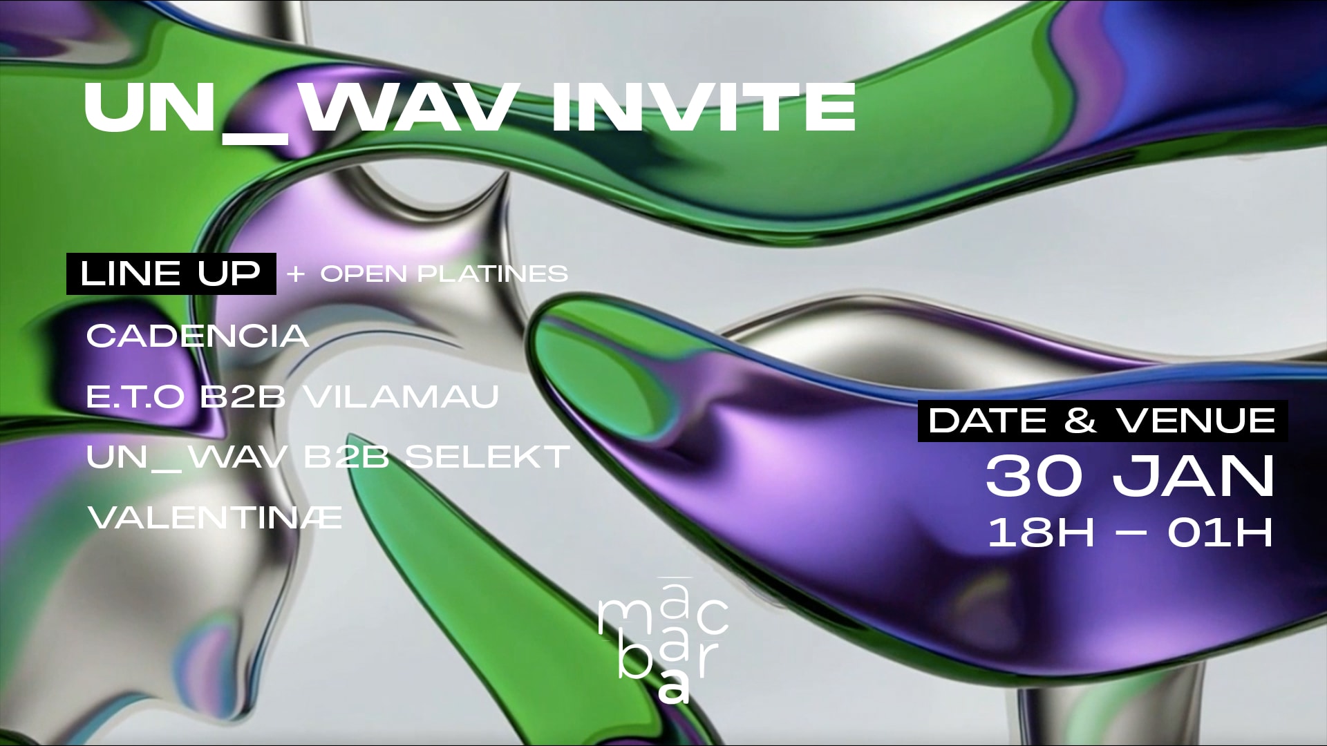 Un_Wav & More At Macbar