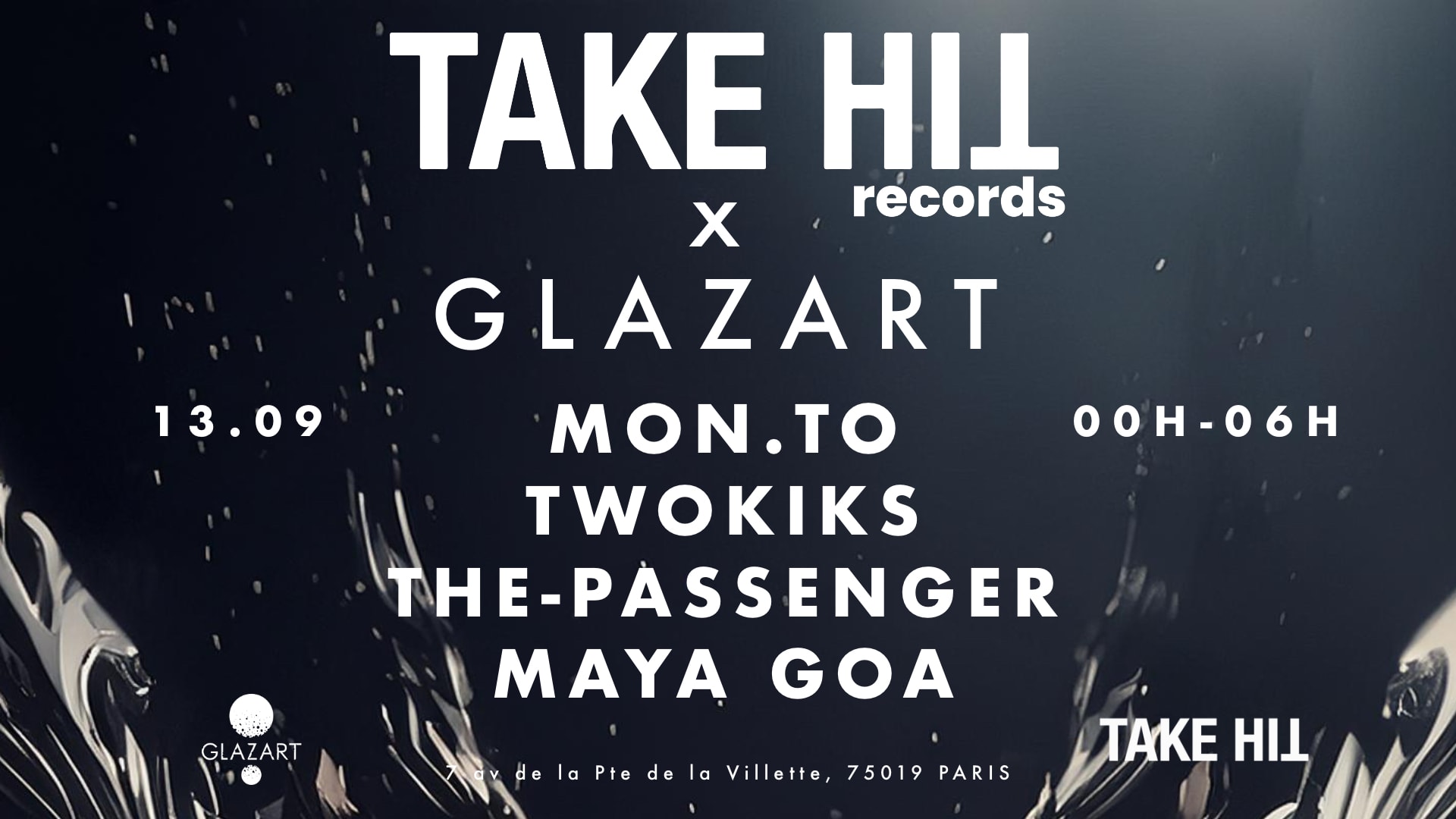 Take Hit X Glazart : Twokiks, Mon.To, The-Passenger & More