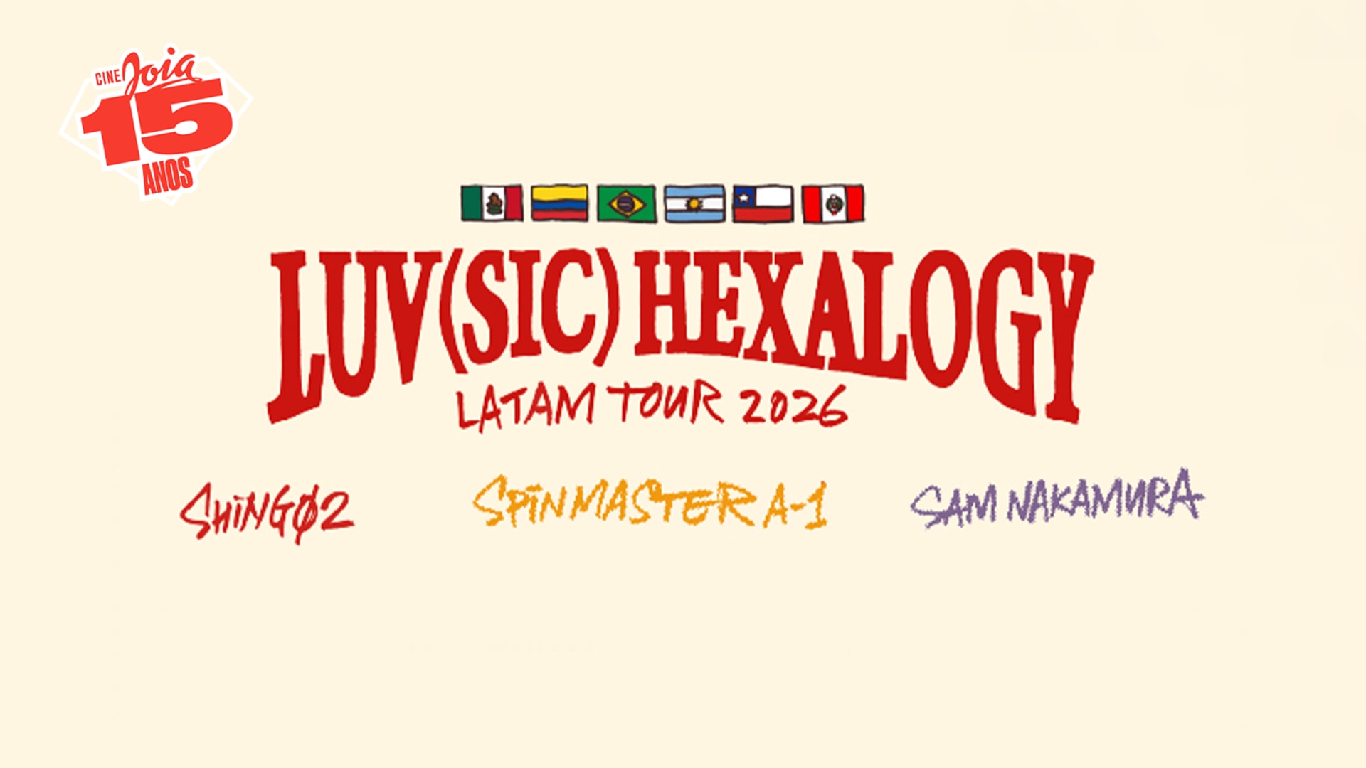Luv(Sic) Hexalogy Latin America Tour 2026