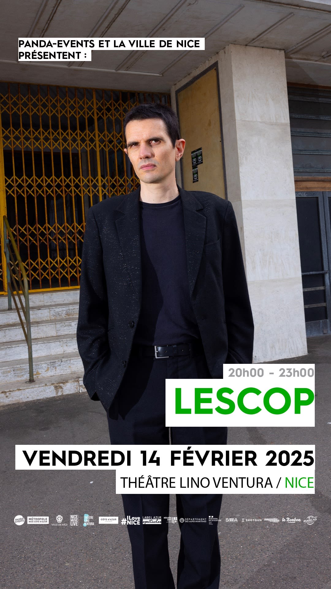 Lescop // Ven. 14 Février 2025 // Théâtre Lino Ventura