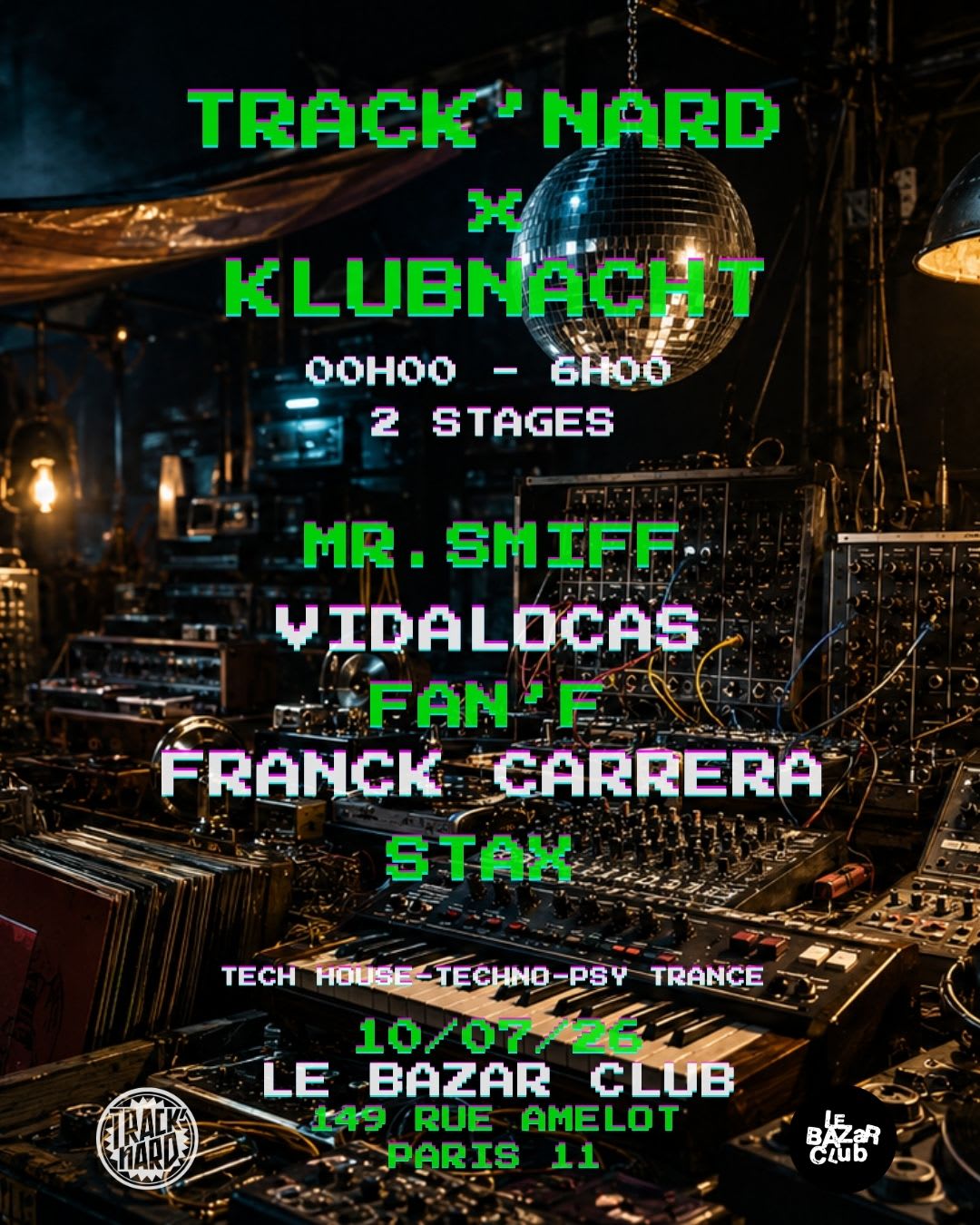 Track'nard X Klubnacht @Bazarclub