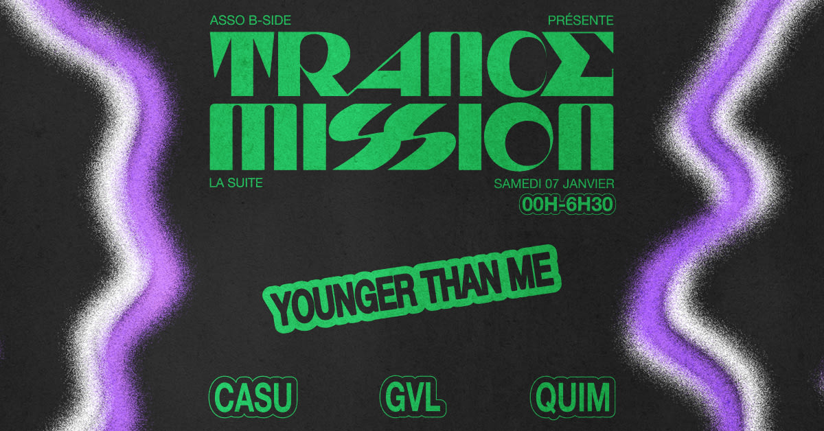 Trance Mission #2 W/ Younger Than Me (90’S Wax / Tusk Wax)