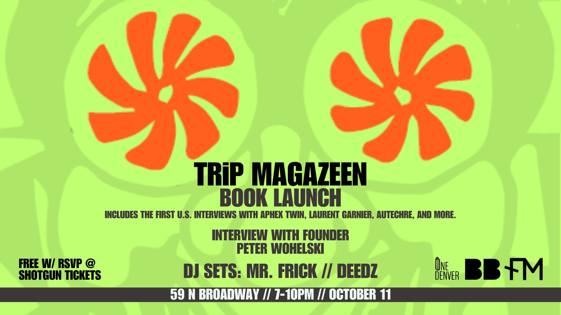 One Nighttime Symposium: Trip Magazeen Book Launch