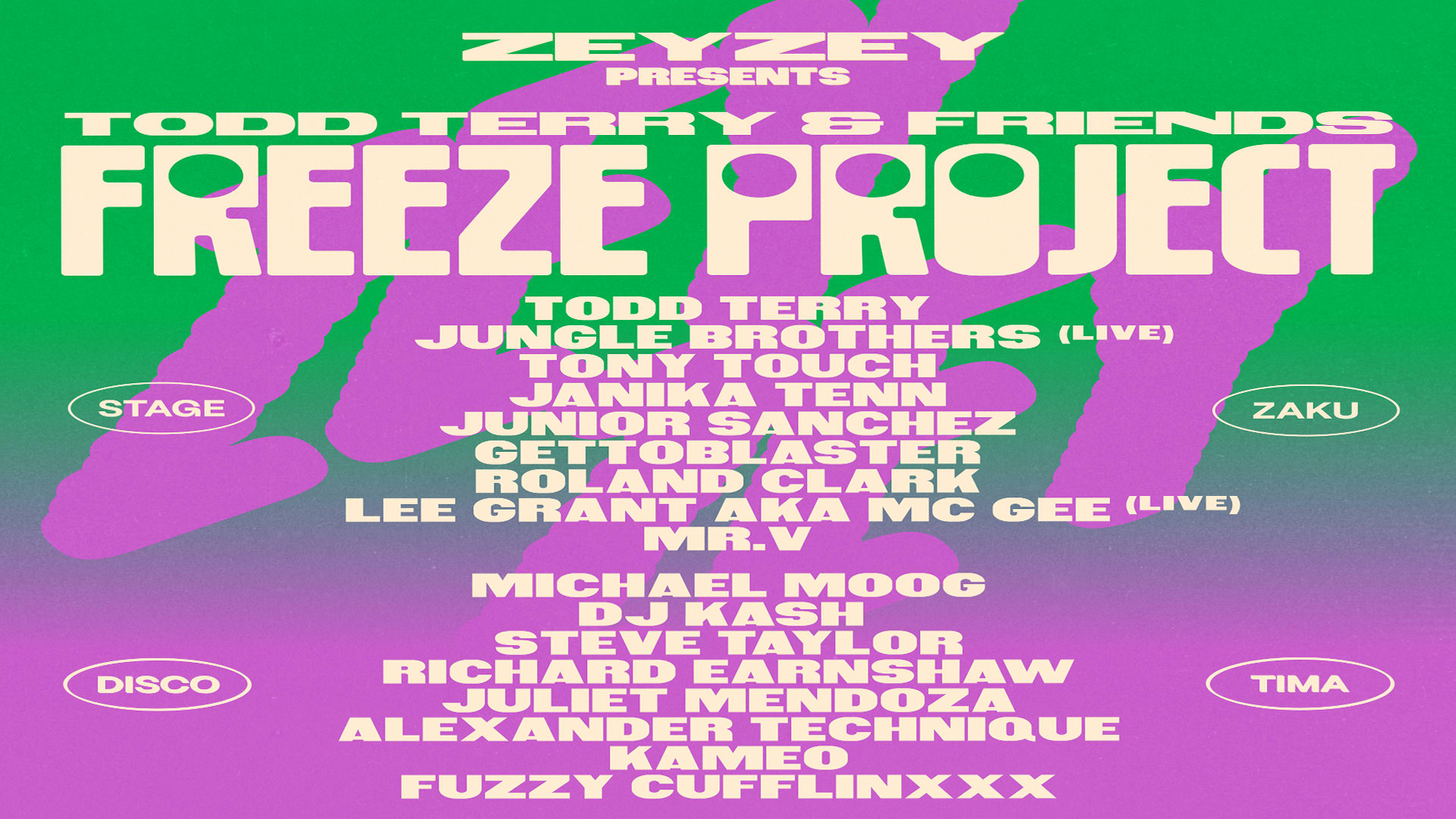 Zeyzey Presents: Todd Terry And Friends Freeze Project