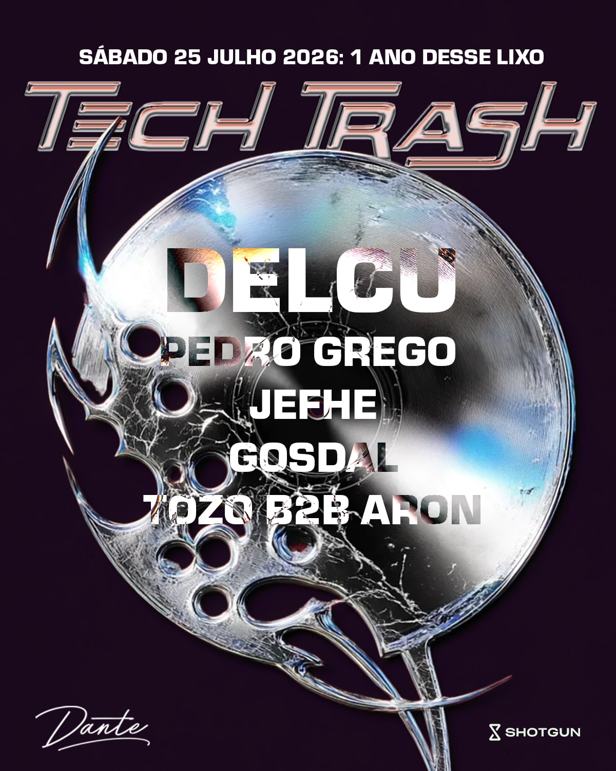 Tech Trash 1 Ano - 25 Julho 2026