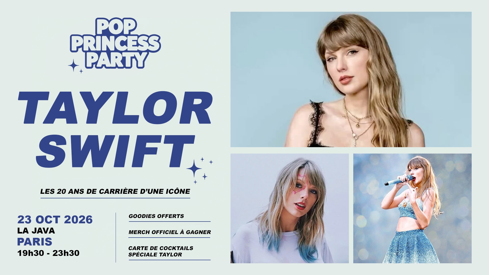 Pop Princess Party - 20 Ans De Taylor Swift - Paris