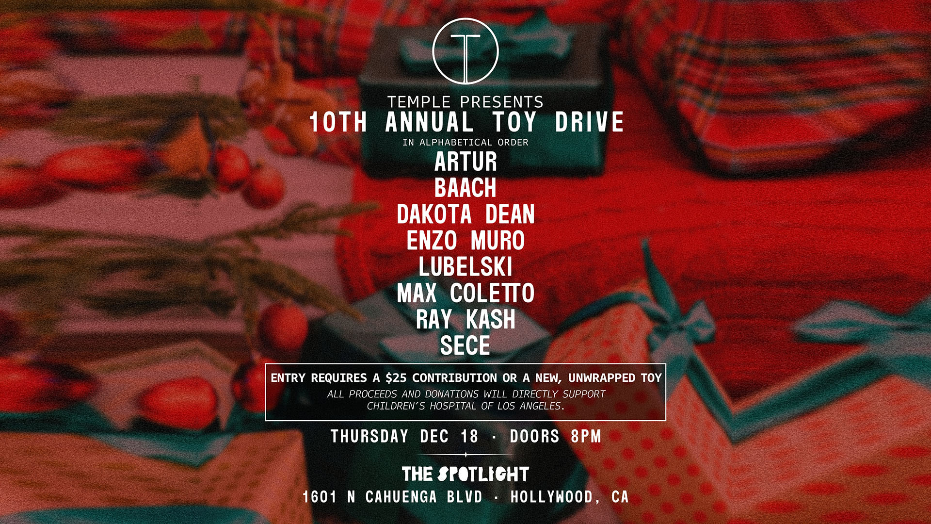 Temple Toy Drive