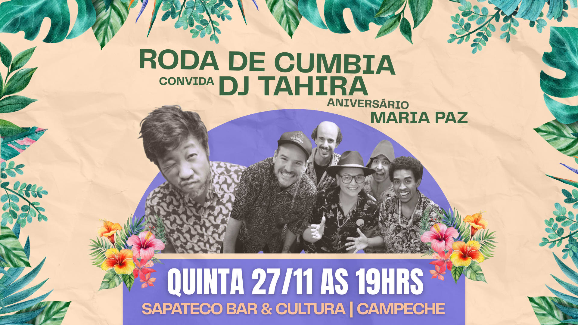 Roda De Cumbia Convida Dj Tahira!