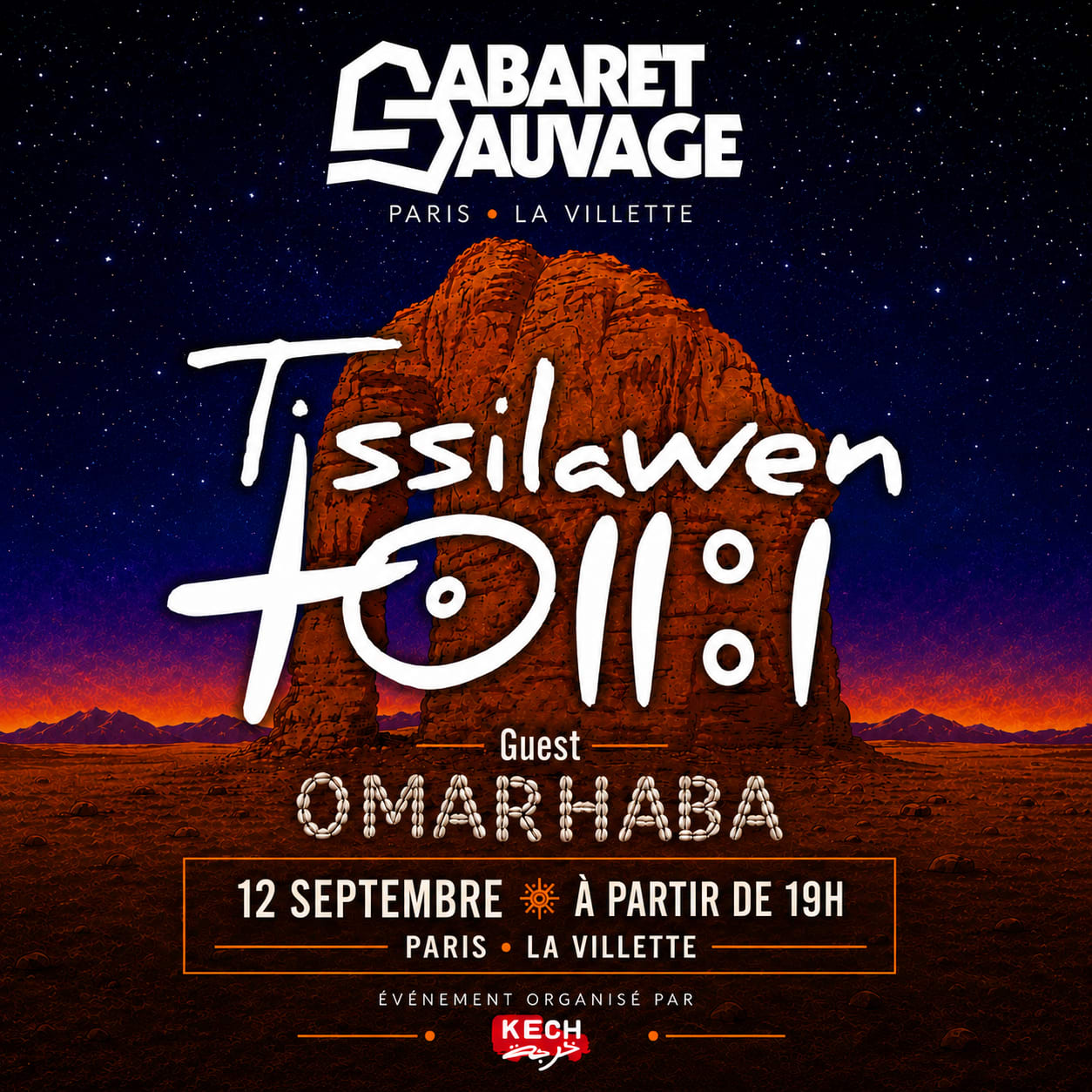 Tissilawen & Omarhaba • Cabaret Sauvage • 12.09.2026