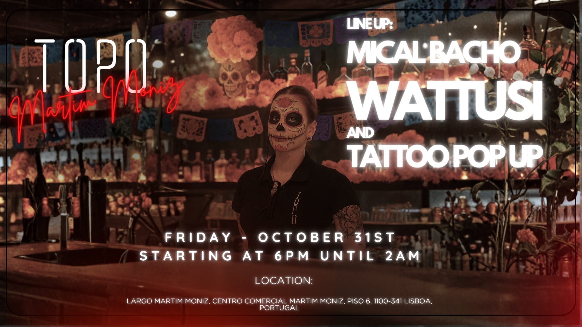 Topo Rooftop | Halloween'25 | Dj's Mical Bacho & Wattusi