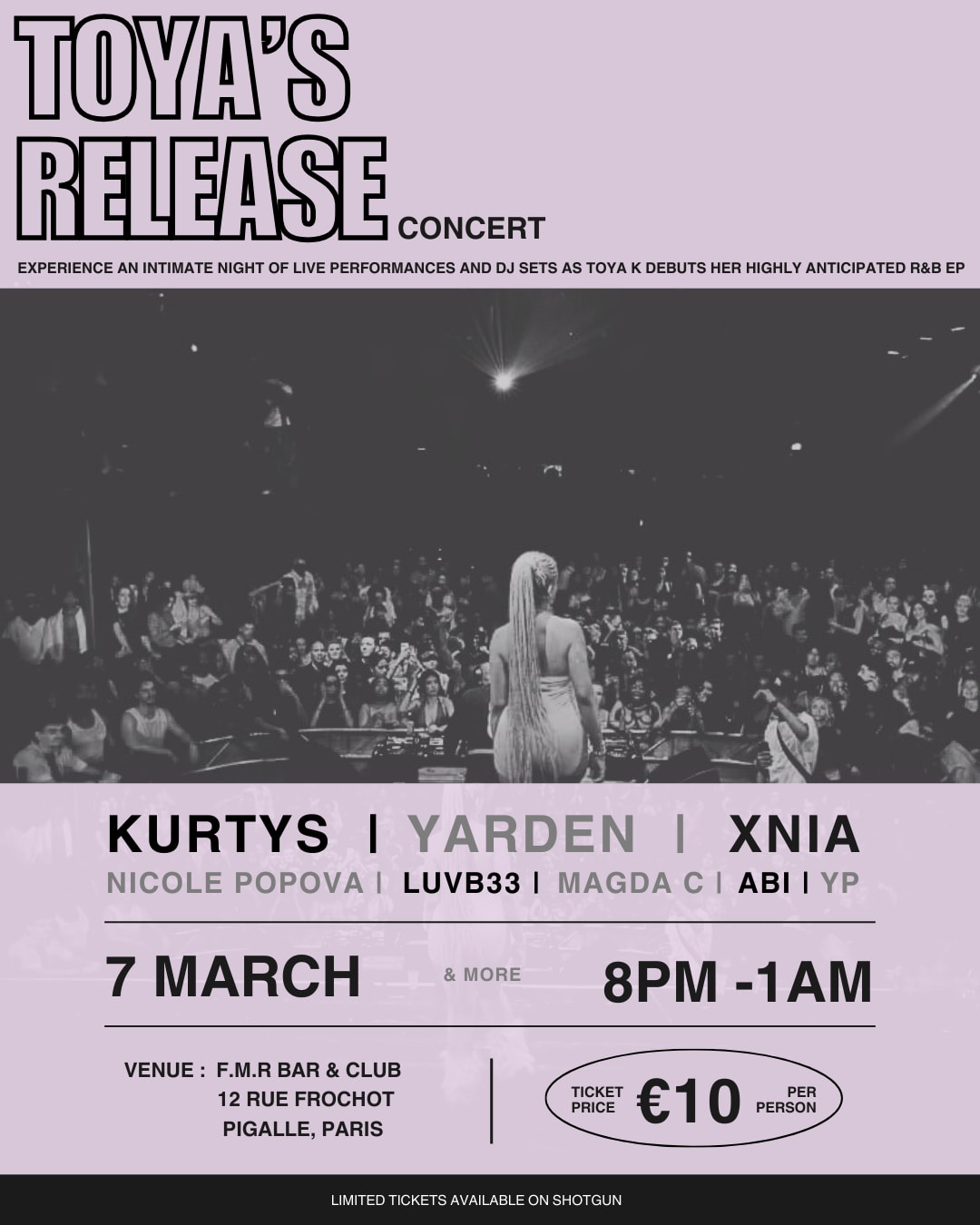 Toya K Live In Paris : The R&B Ep Release Experience