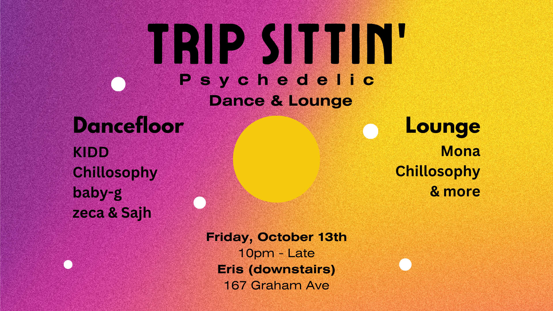 Trip Sittin' - Psychedelic Dark Disco & Lounge