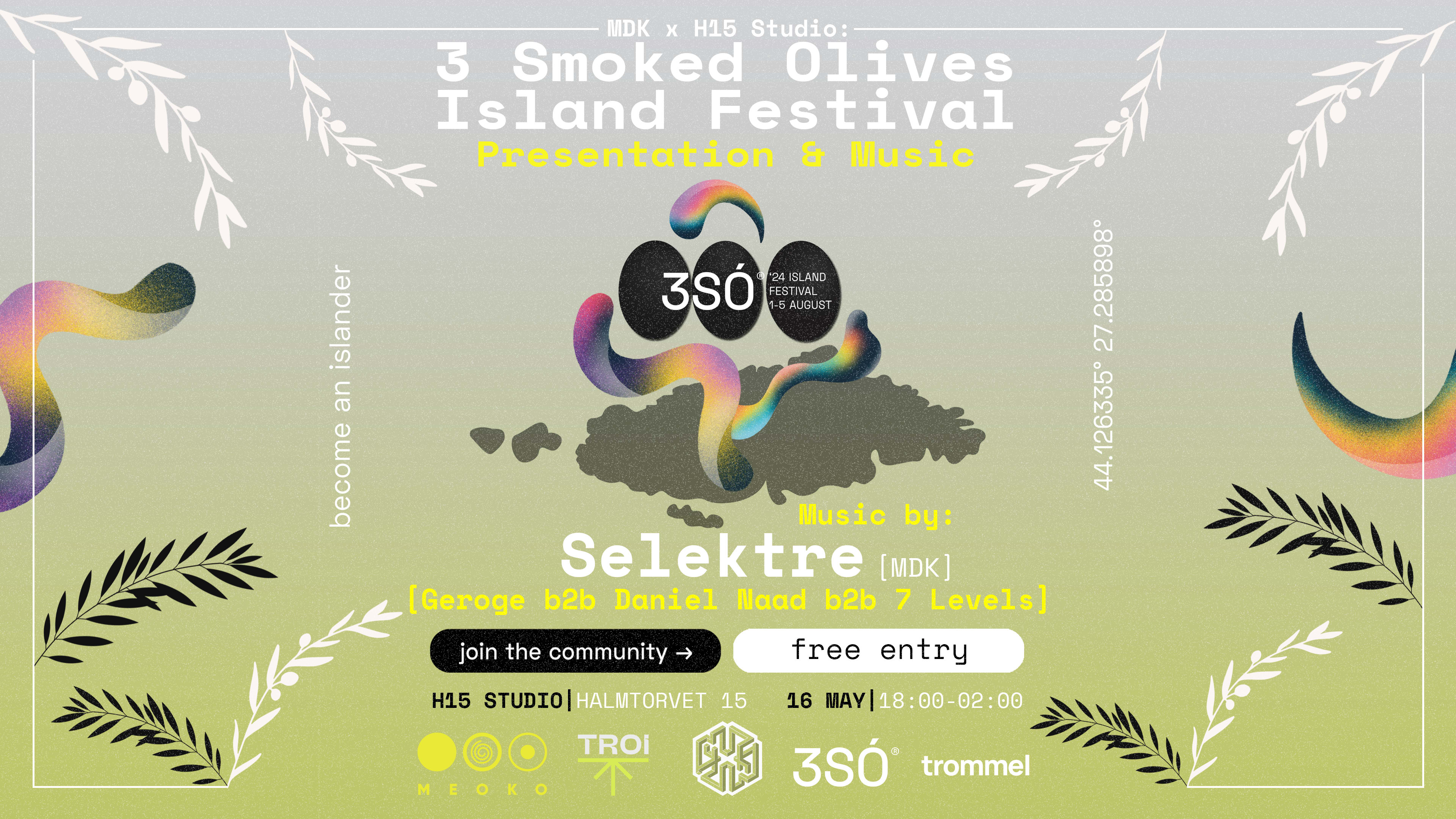 Mdk X H15 Studio: 3so Island Festival - Presentation & Music
