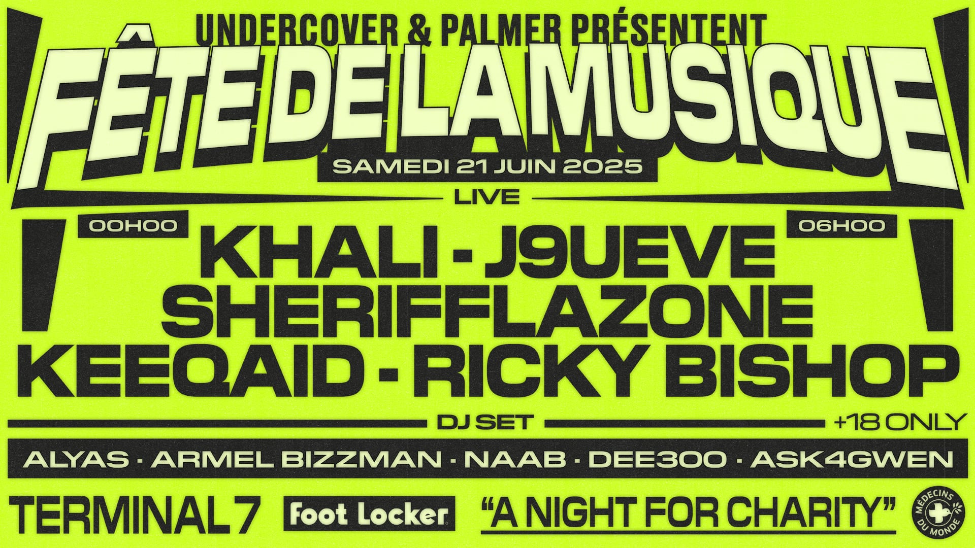 Fête De La Musique - Undercover+Palmer - A Night For Charity