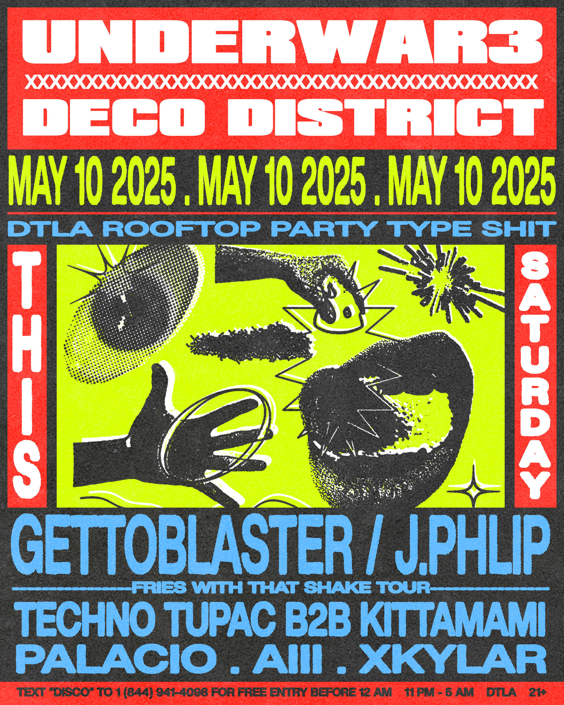 Deco District: Gettoblaster J.Phlip Techno Tupac Kittamami