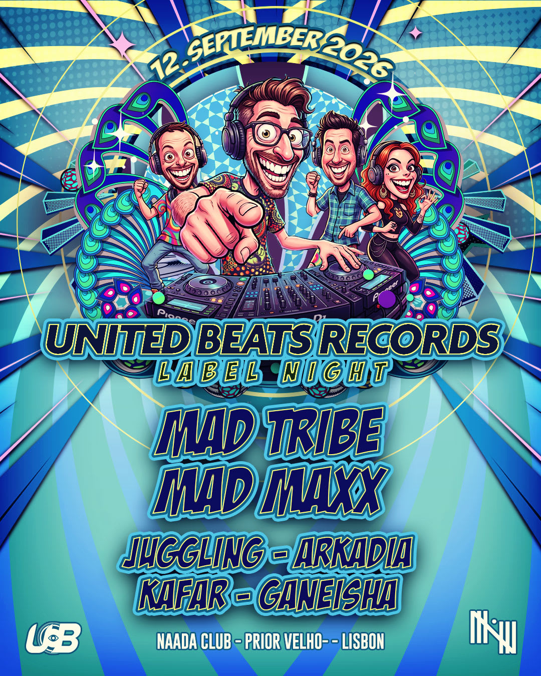 Samaveda Prs United Beats Label Night W/ Mad Tribe, Mad Maxx