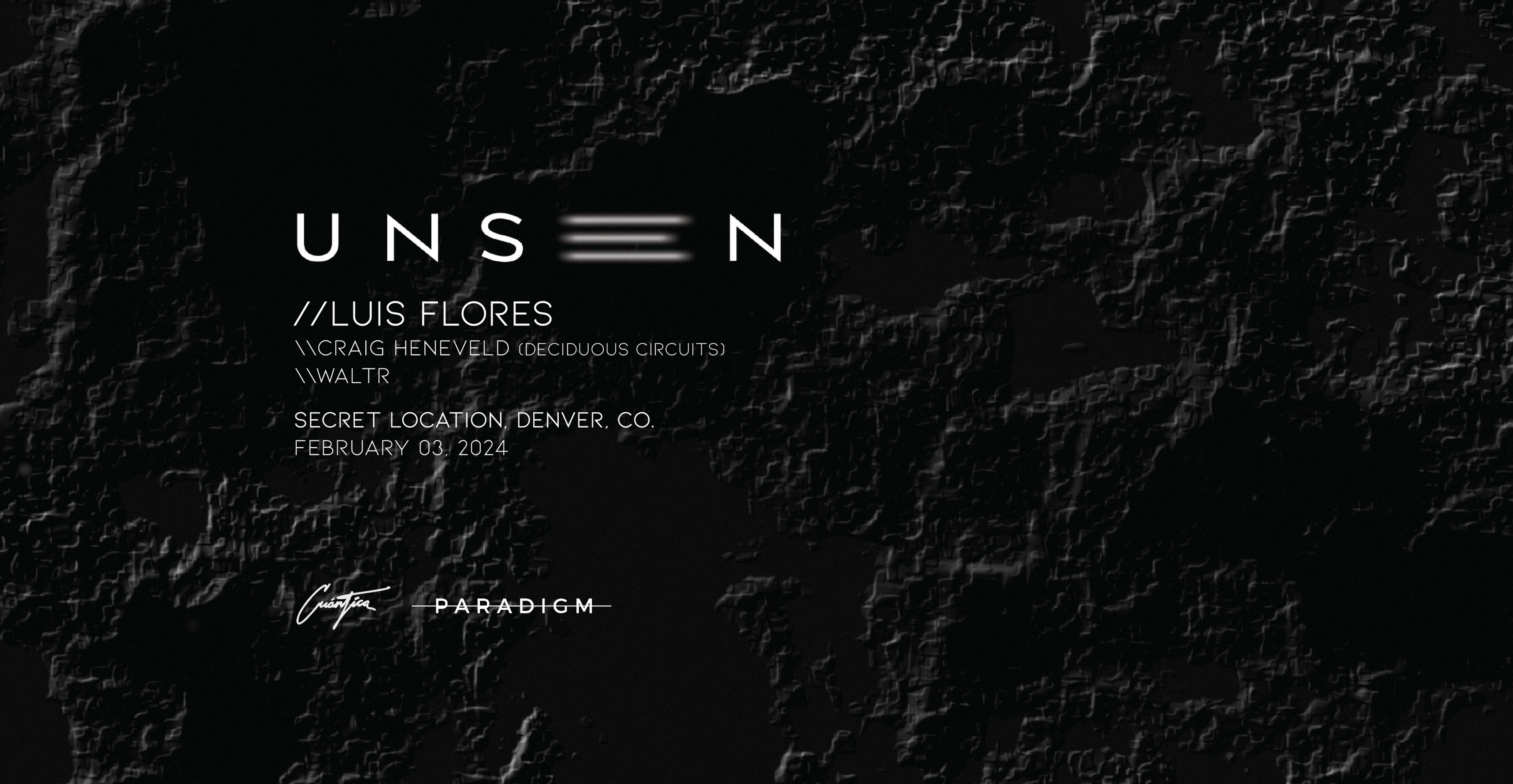 Unseen Presents: Luis Flores (Live)