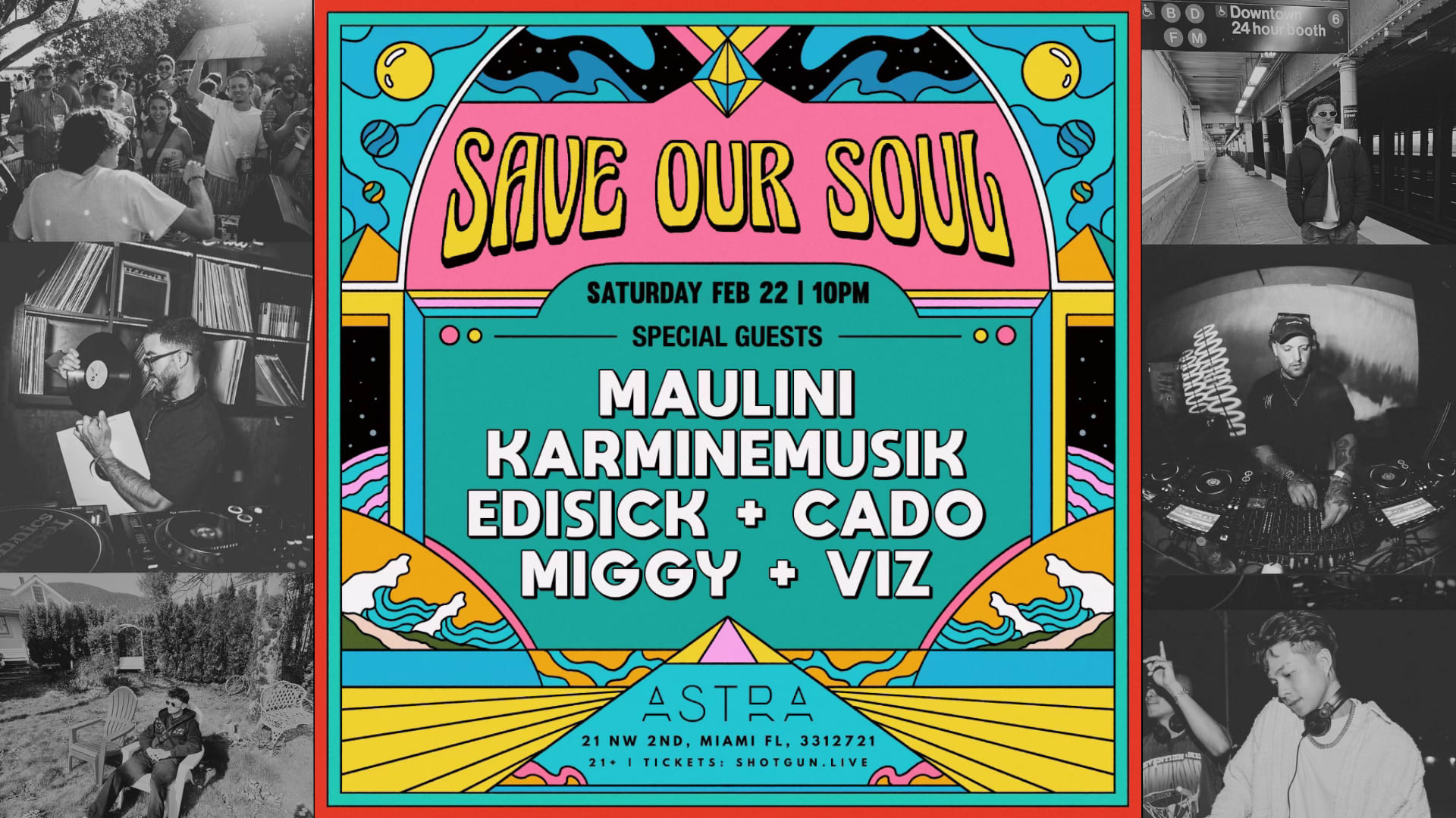 Save Our Soul At Astra With Maulini + More!