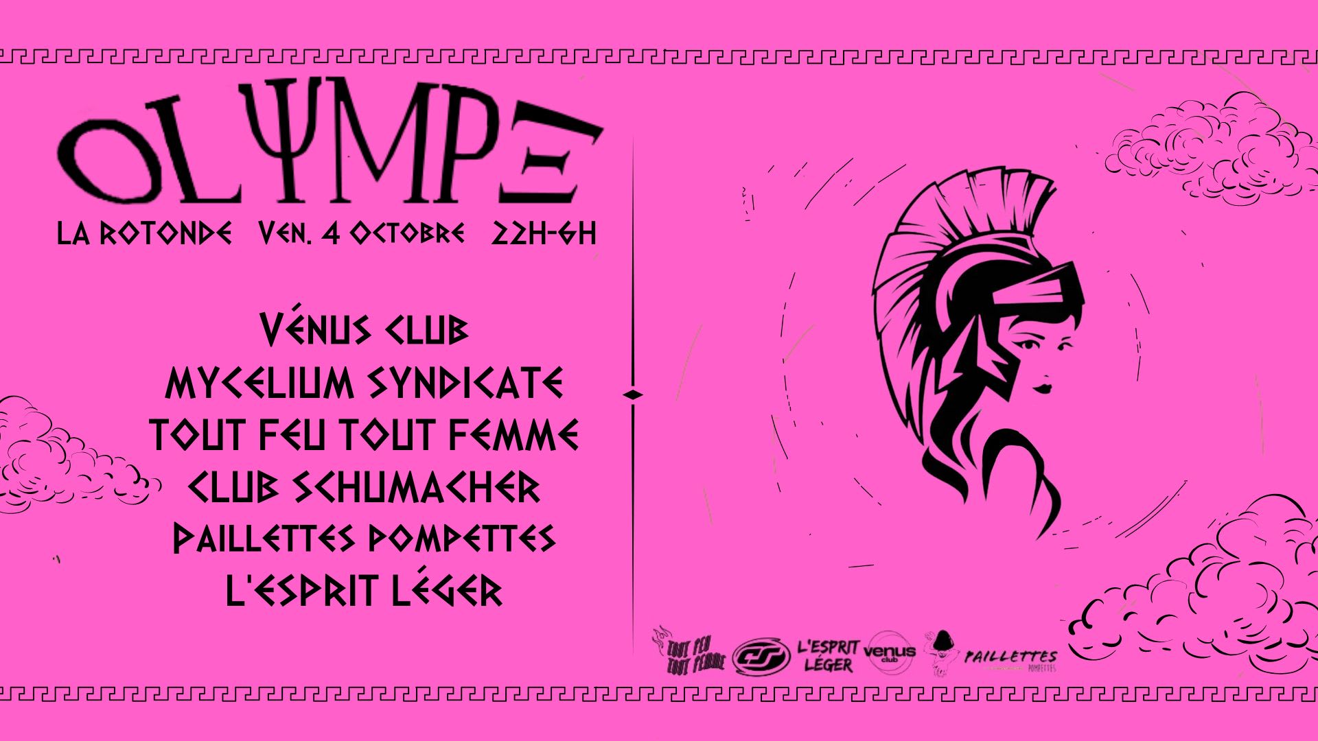 Olympe Xxl : Venus Club, Mycelium, Paillettes Pompettes