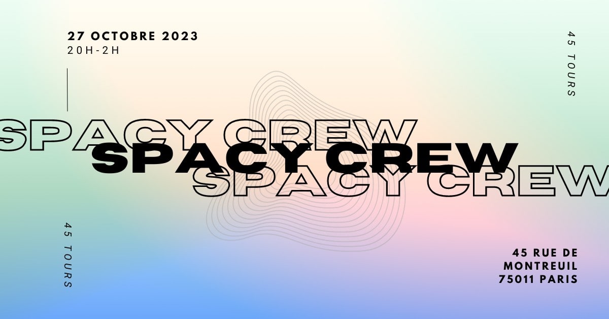 Spacy Presents : Kent, Scott P & Mehdee @45 Tours