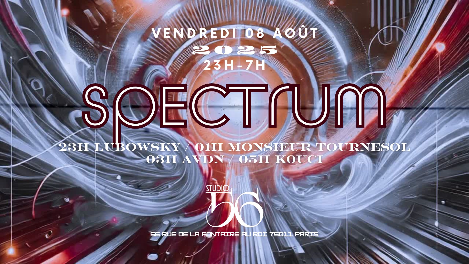 Spectrum W/ Lubowsky, Monsieur Tournesol, Avdn & K0uci