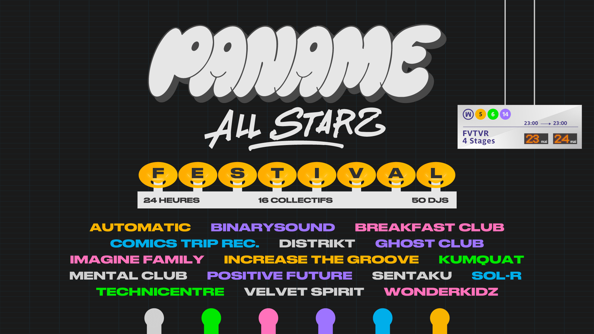 Paname All Starz Festival : 24h, 16 Collectifs