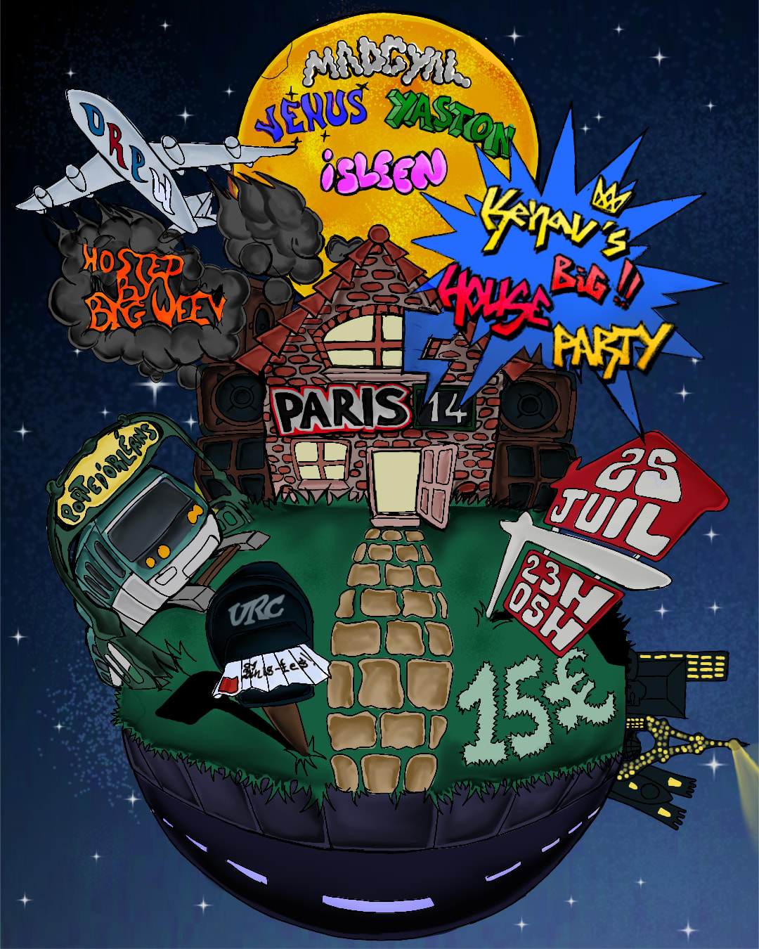 Kenav's Big House Party