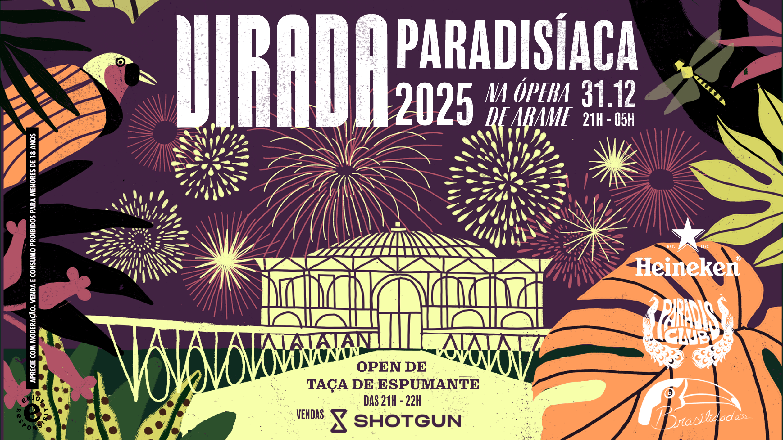 Virada Paradisíaca 2025 Na Ópera De Arame