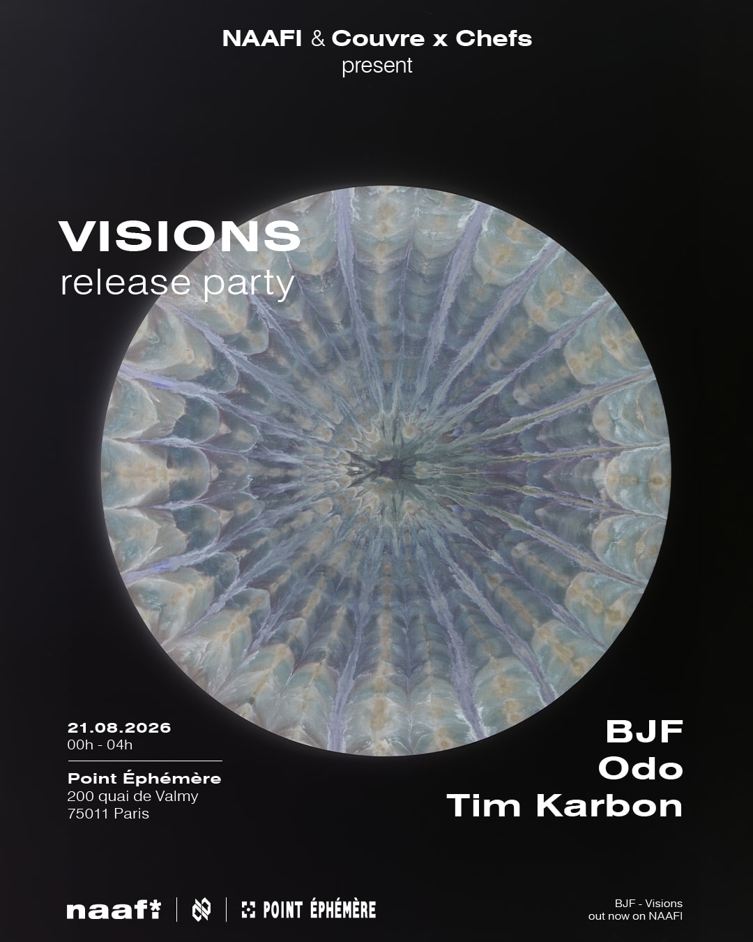 Couvre X Chefs & Naafi : Bjf - Visions Release Party