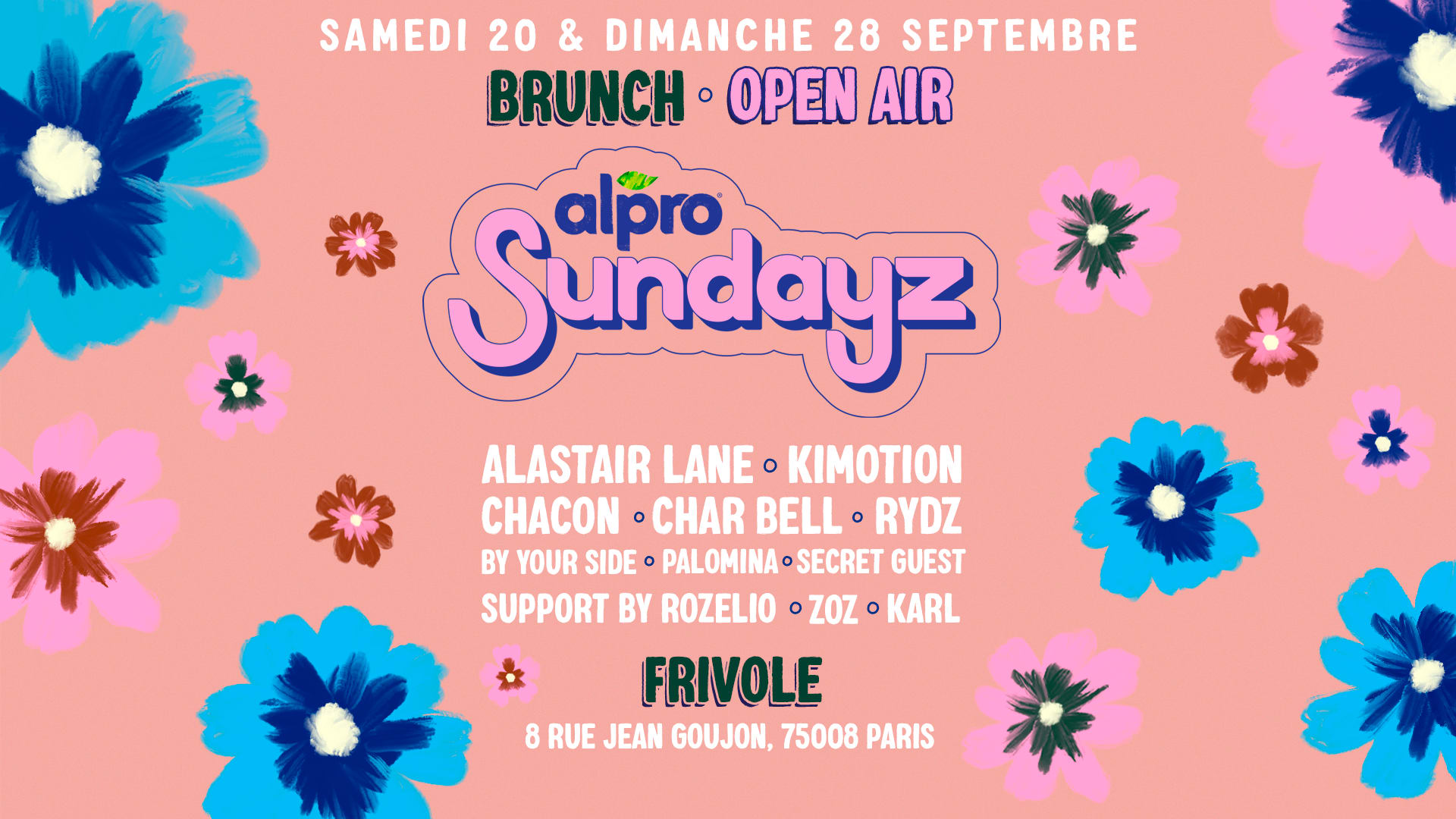 Alpro Sundayz @Frivole - Brunch & Dj Set