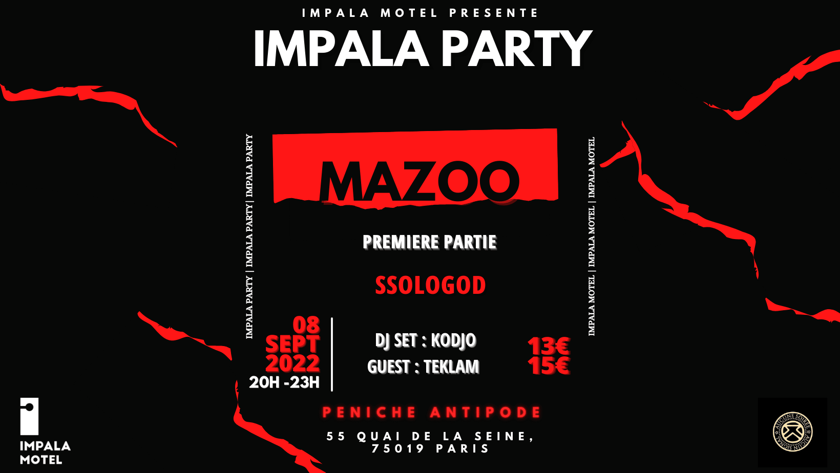 Impala Party // Mazoo + Ssologod