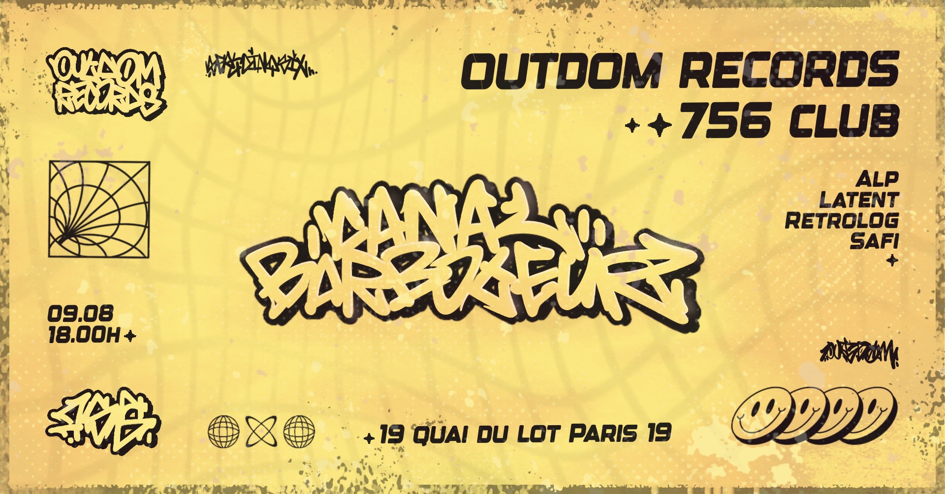 Outdom Records X 756 : Alp, Latent, Retrolog, & Safi