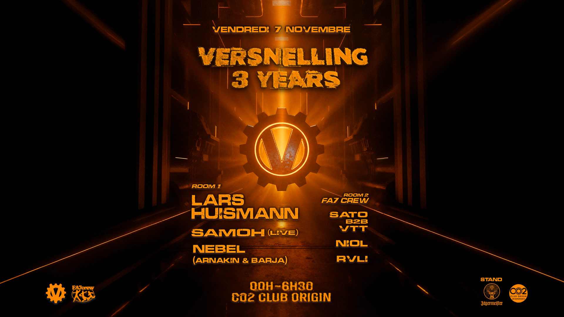 Versnelling 3 Years | Co2 W/ Lars Huismann, Samoh, Nebel