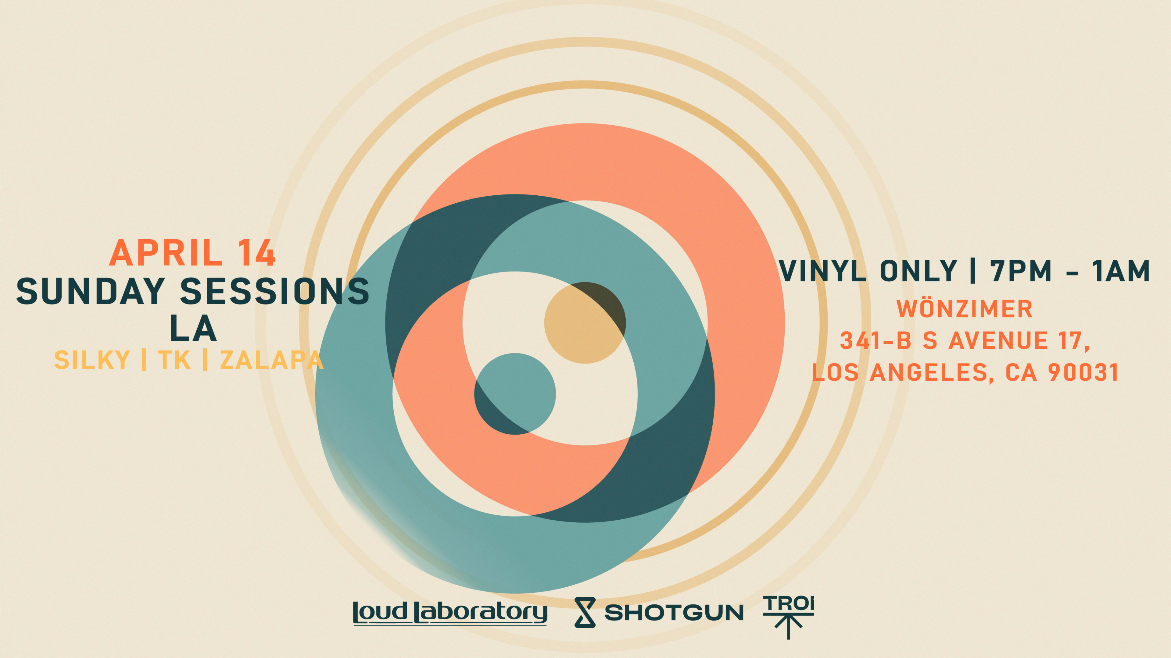 Sunday Sessions La (Vinyl Only) 04/14/24