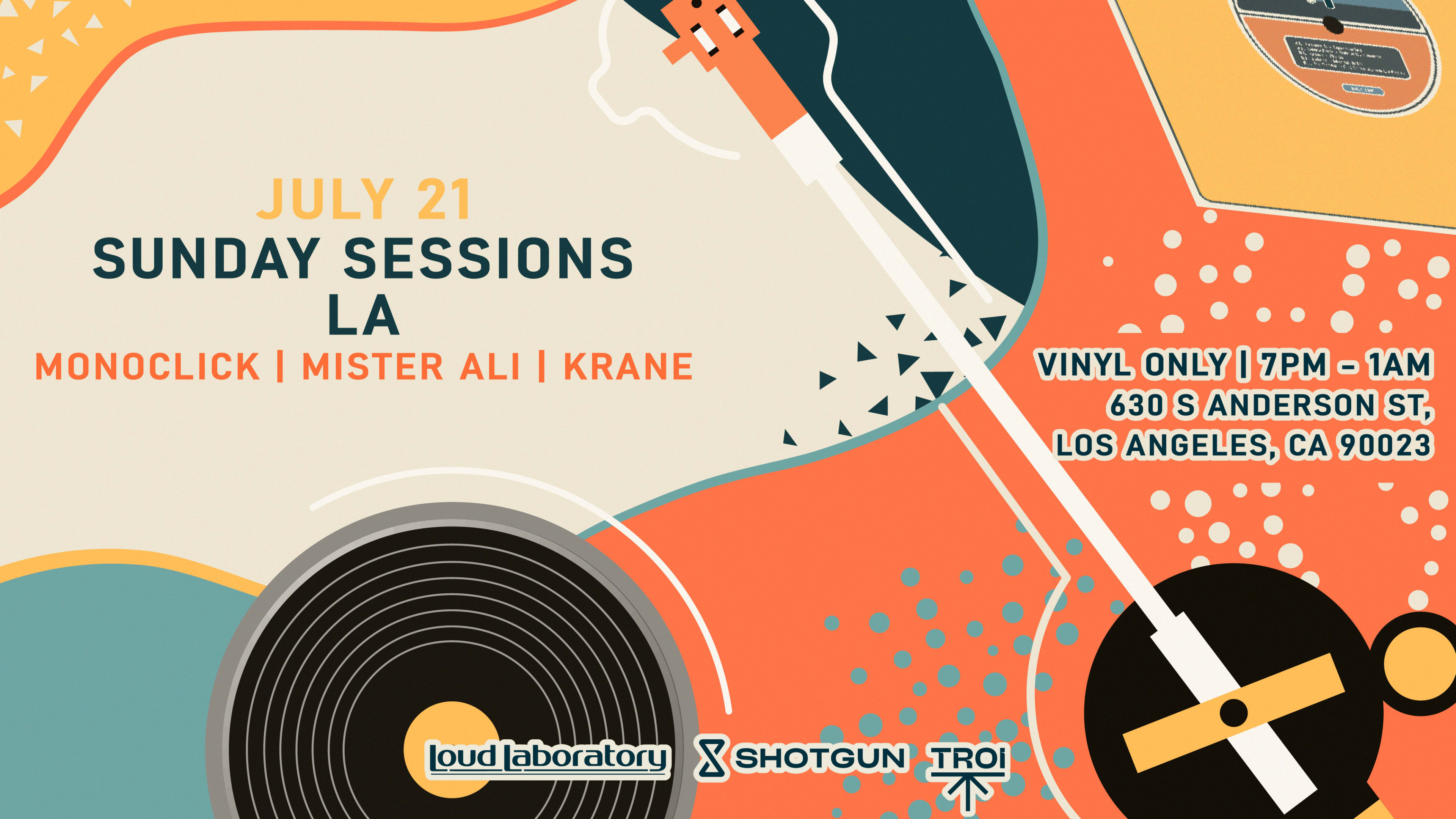Sunday Sessions La (Vinyl Only) 07/21/24