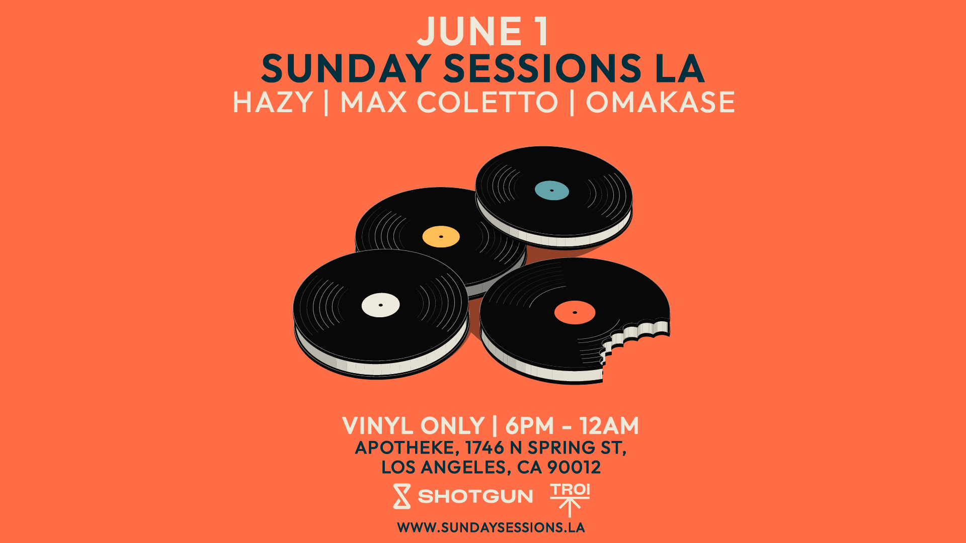 Sunday Sessions La (Vinyl Only) Open Air