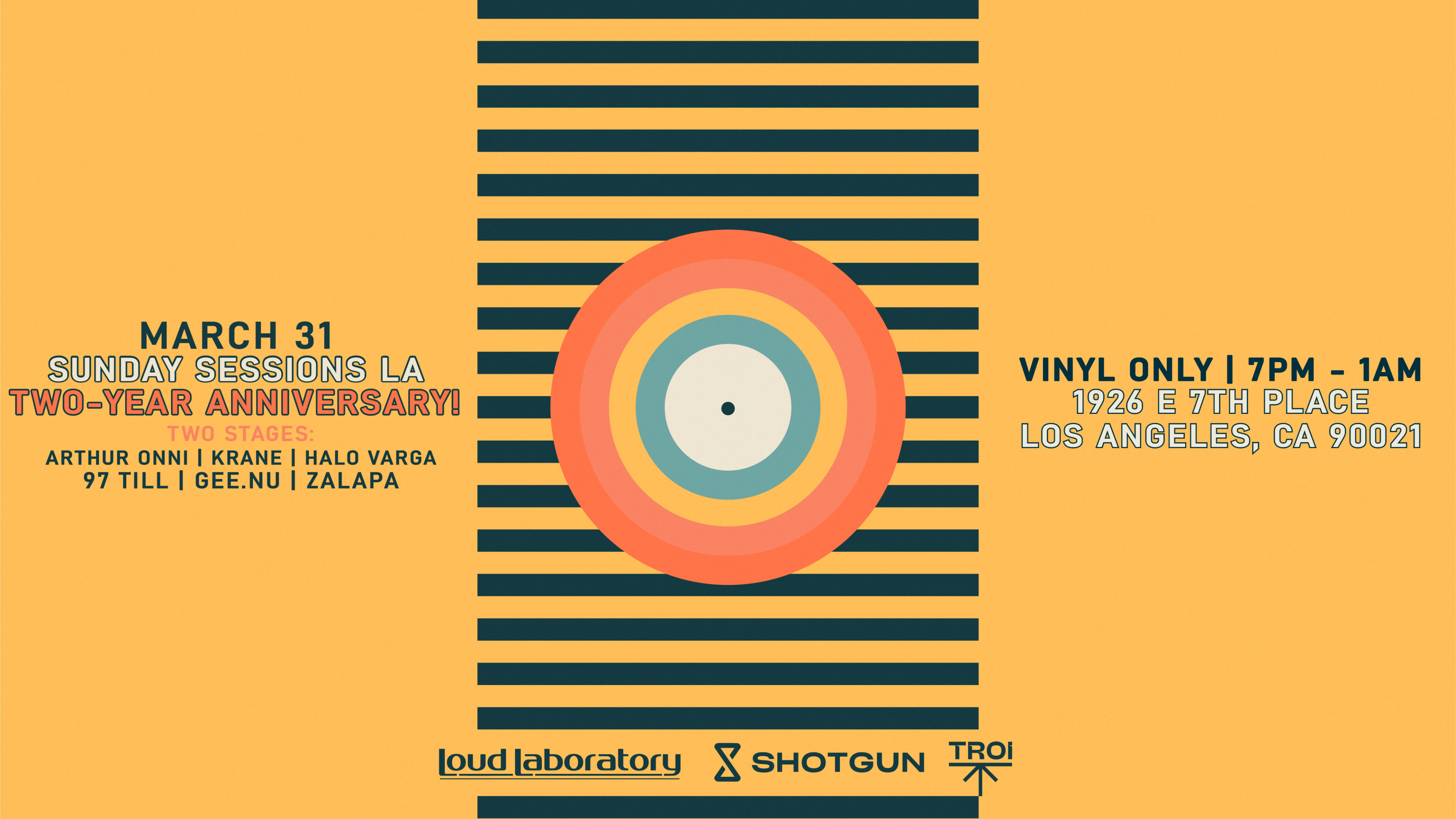Sunday Sessions La (Vinyl Only) 03/31/24