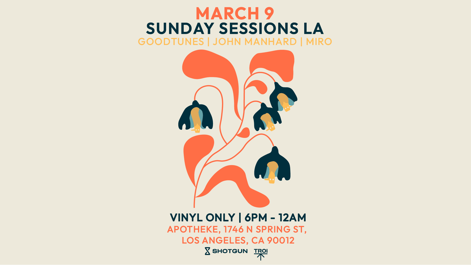 Sunday Sessions La (Vinyl Only) 03/09/25
