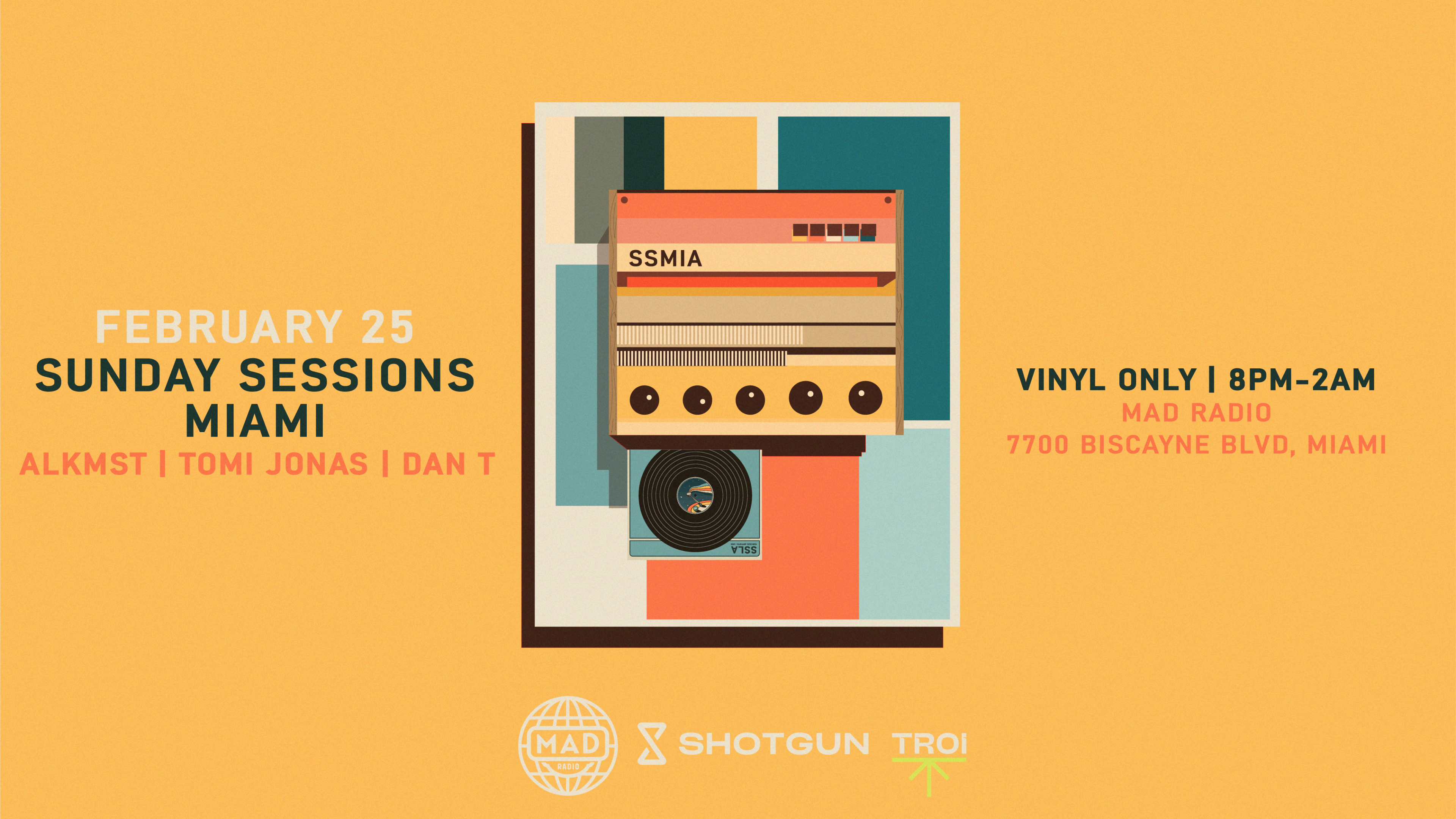 Sunday Sessions Miami (Vinyl Only) 02/25/24