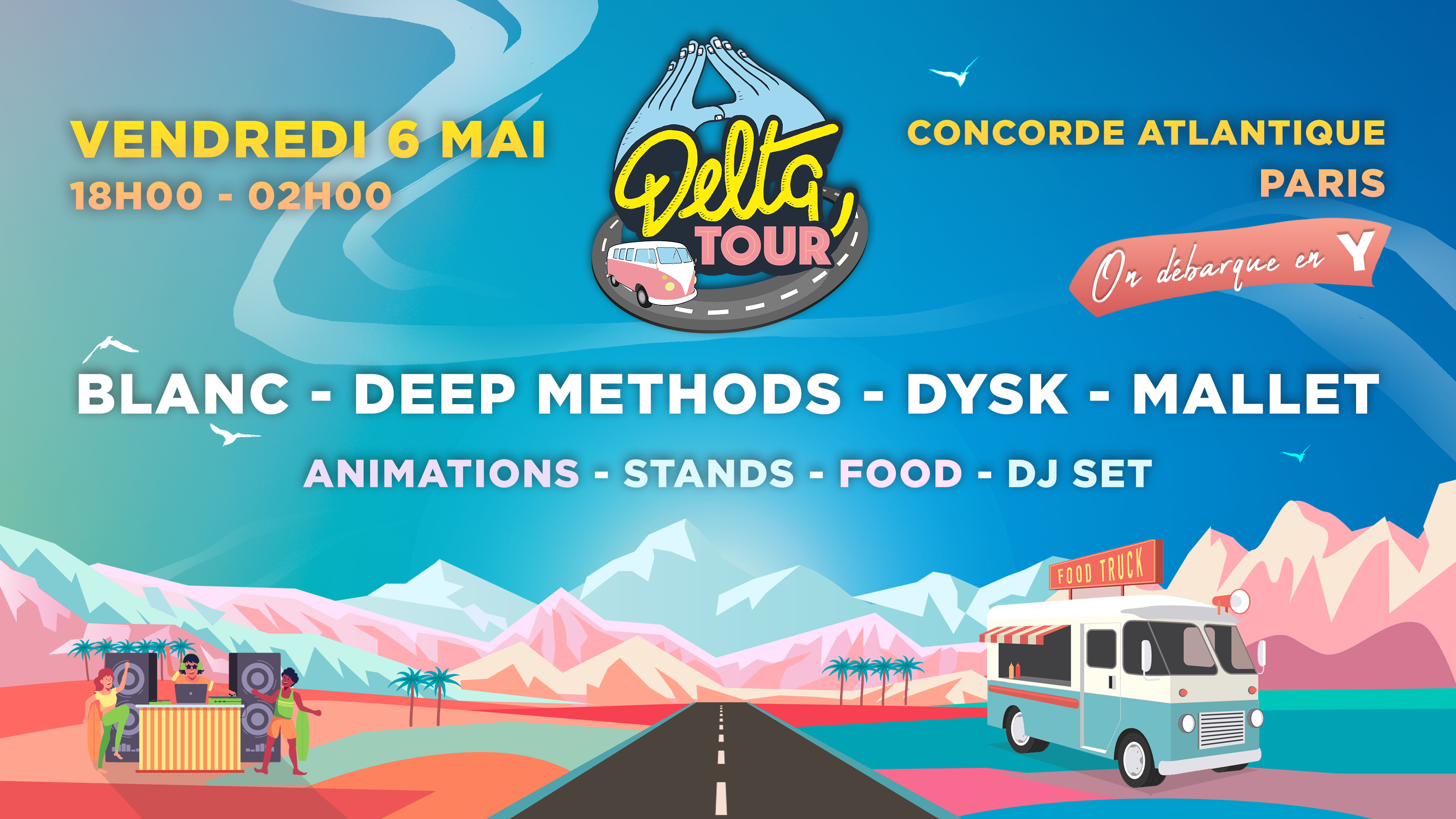 Delta Tour X Le Concorde Atlantique - Paris