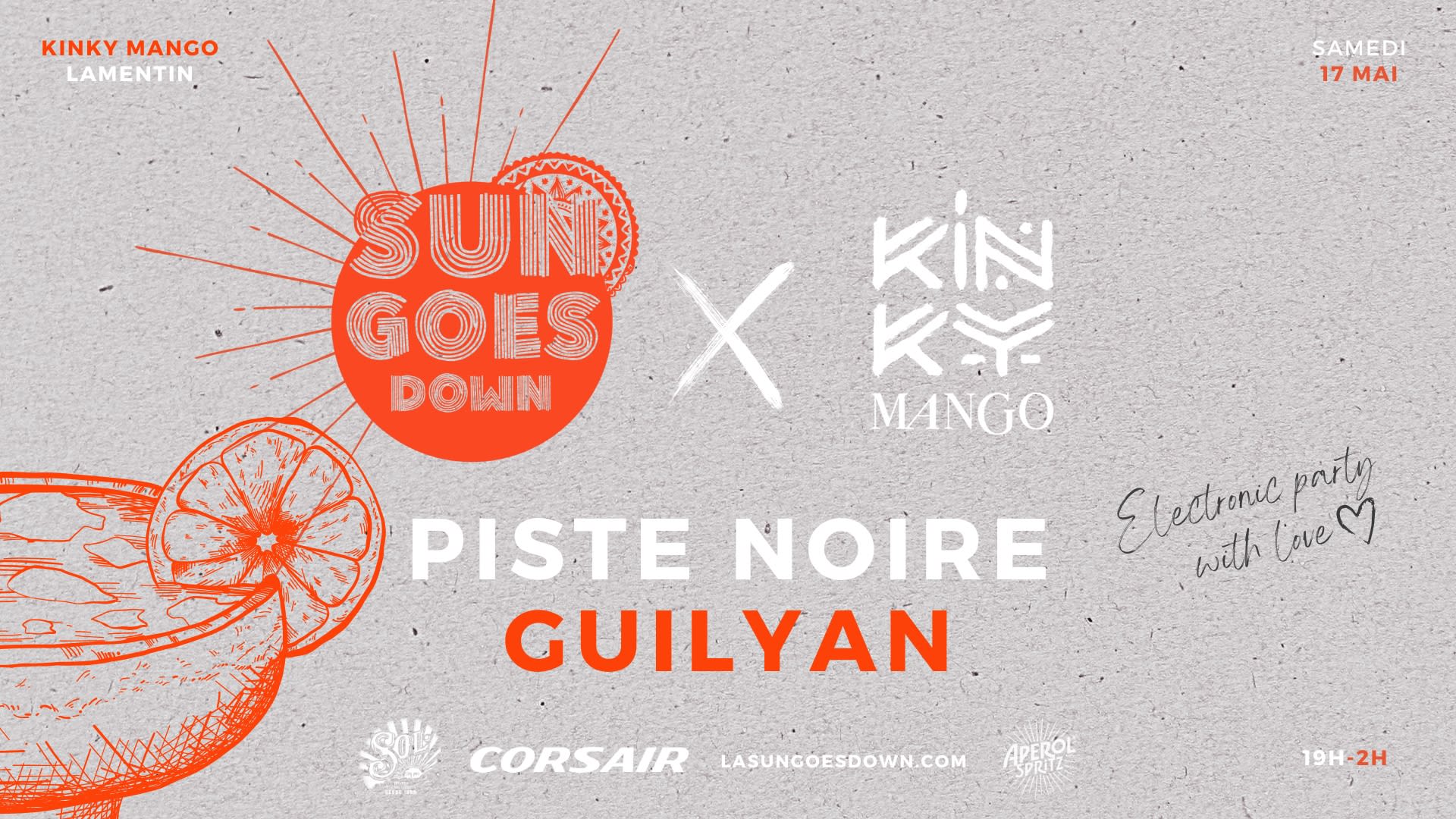 La Sun Goes Down X Kinky Mango - Piste Noire Guilyan