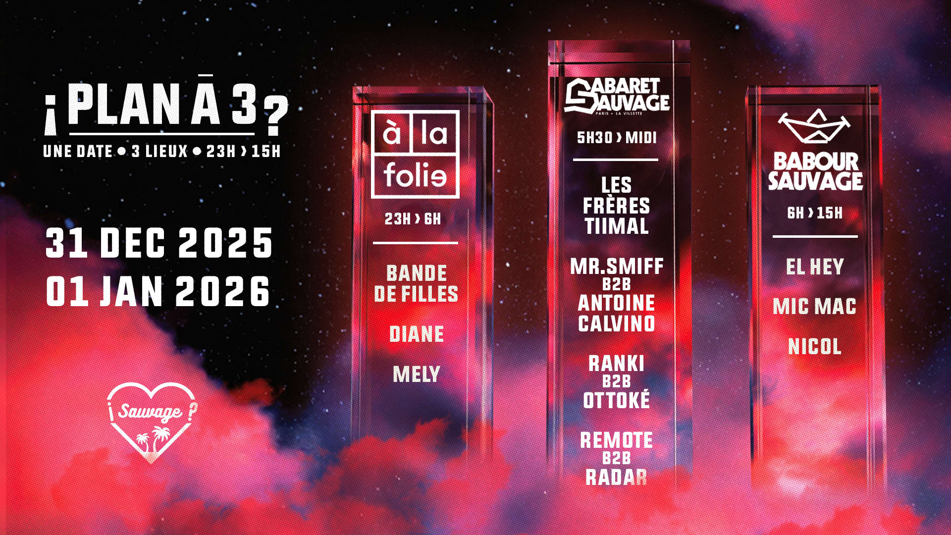 ¡Plan À 3 Au Cabaret Sauvage?