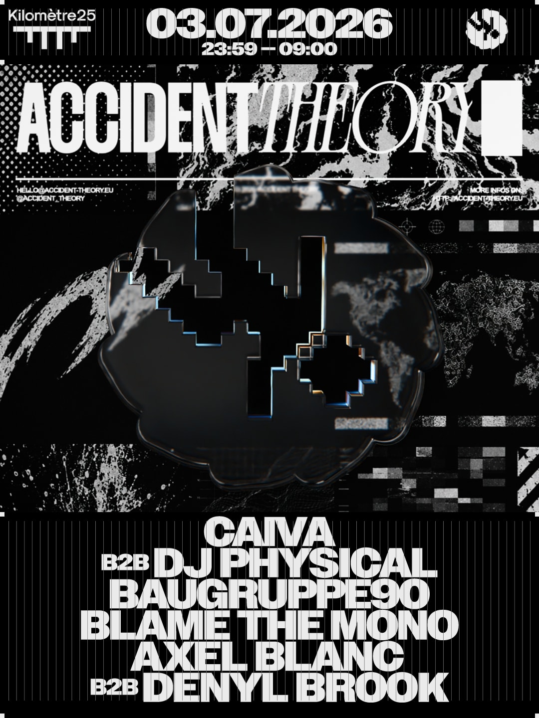 Accident Theory : Caiva, Baugruppe90, Blame The Mono & More