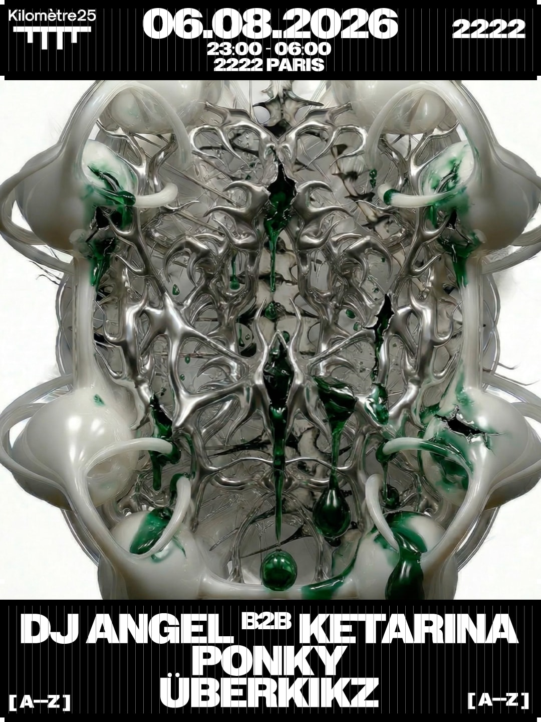 2222 /// Überkikz, Dj Angel B2b Ketarina, Pônky